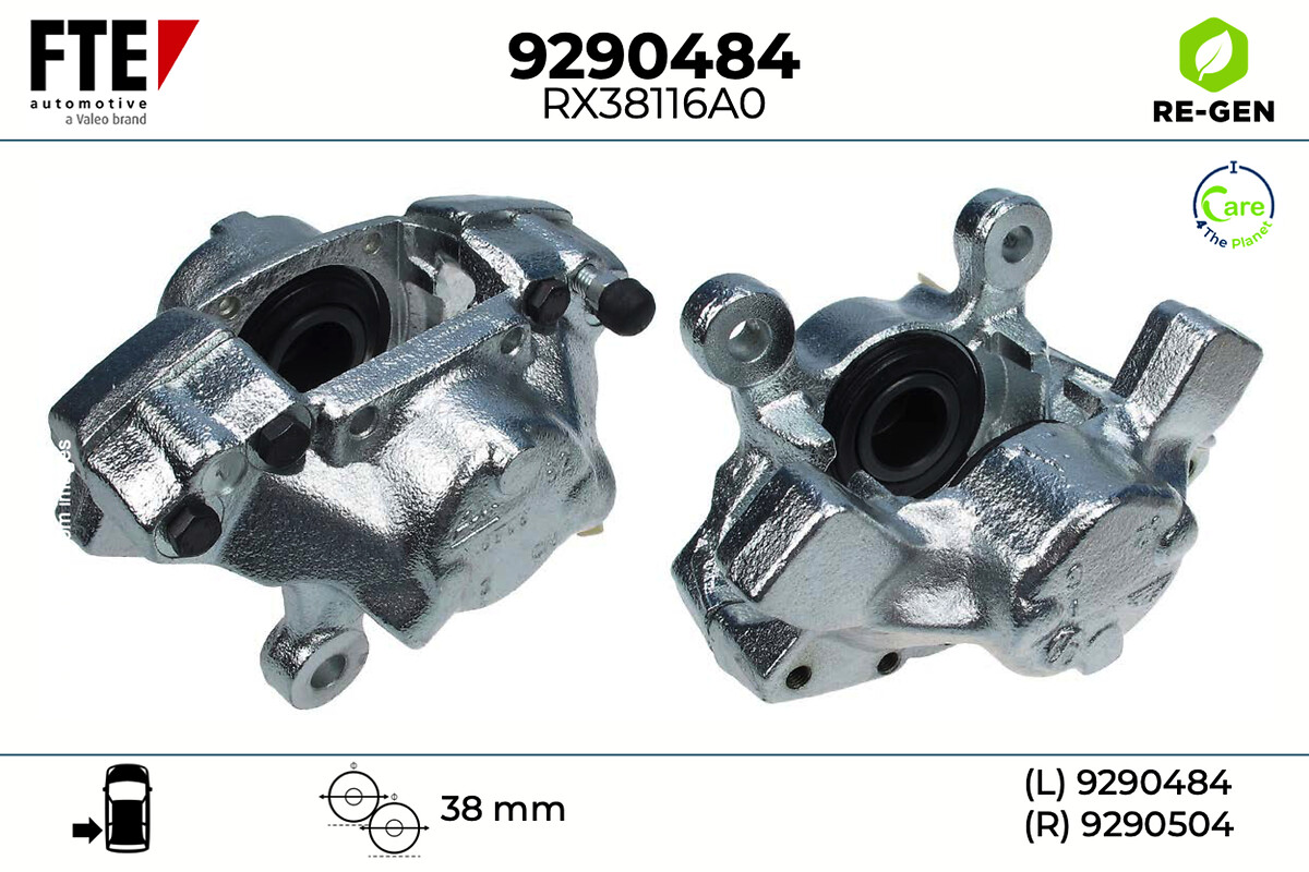 Étrier de frein FTE automotive GmbH ref. 9290484