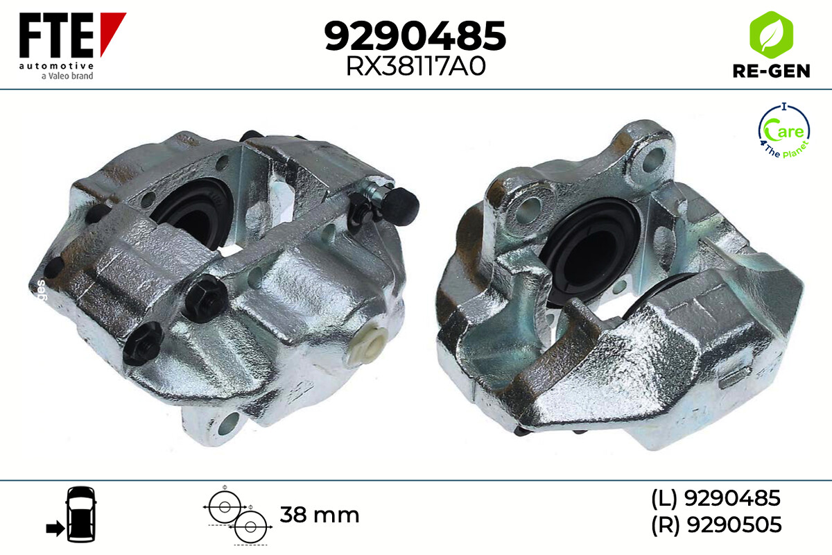 Étrier de frein FTE automotive GmbH ref. 9290485