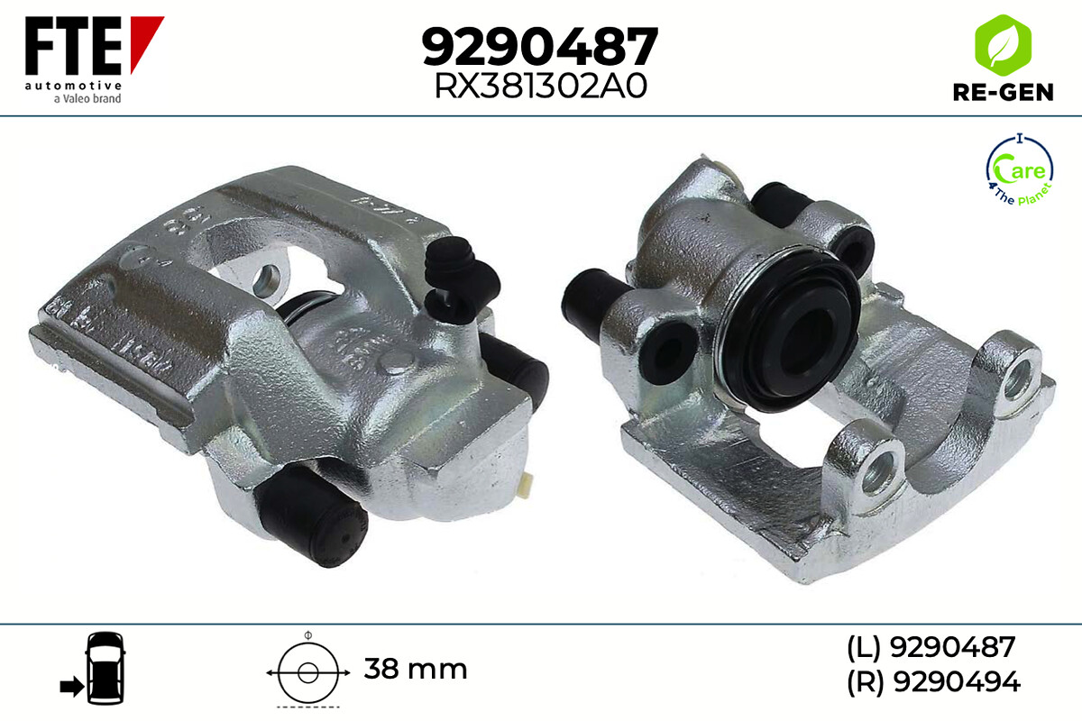 Étrier de frein FTE automotive GmbH ref. 9290487