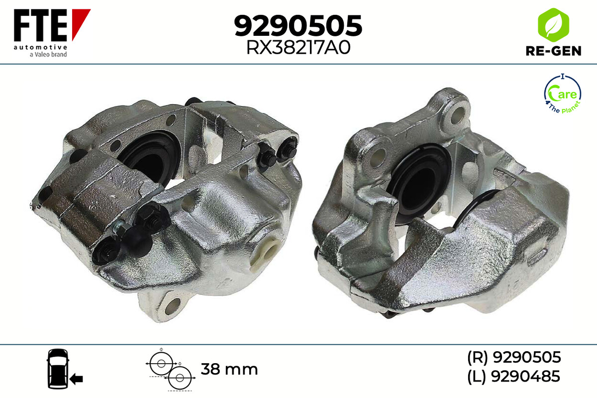 Étrier de frein FTE automotive GmbH ref. 9290505