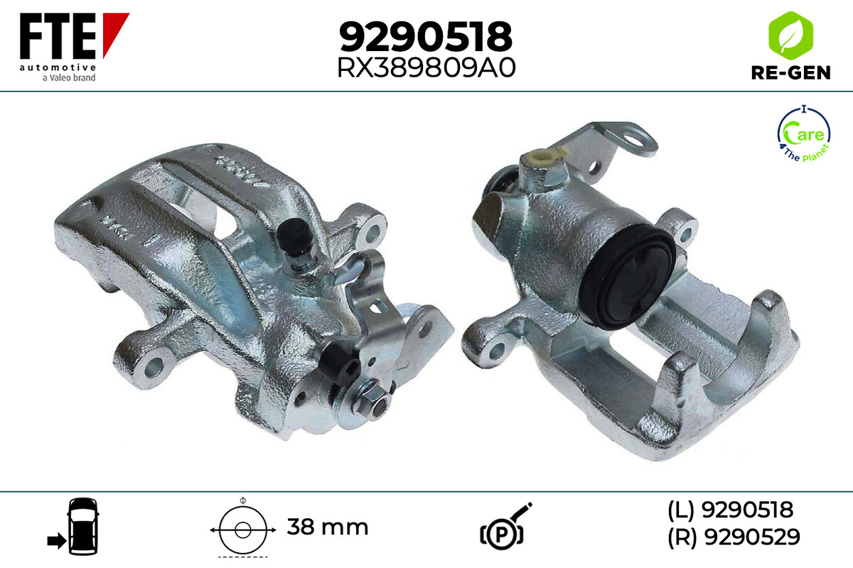 Étrier de frein FTE automotive GmbH ref. 9290518