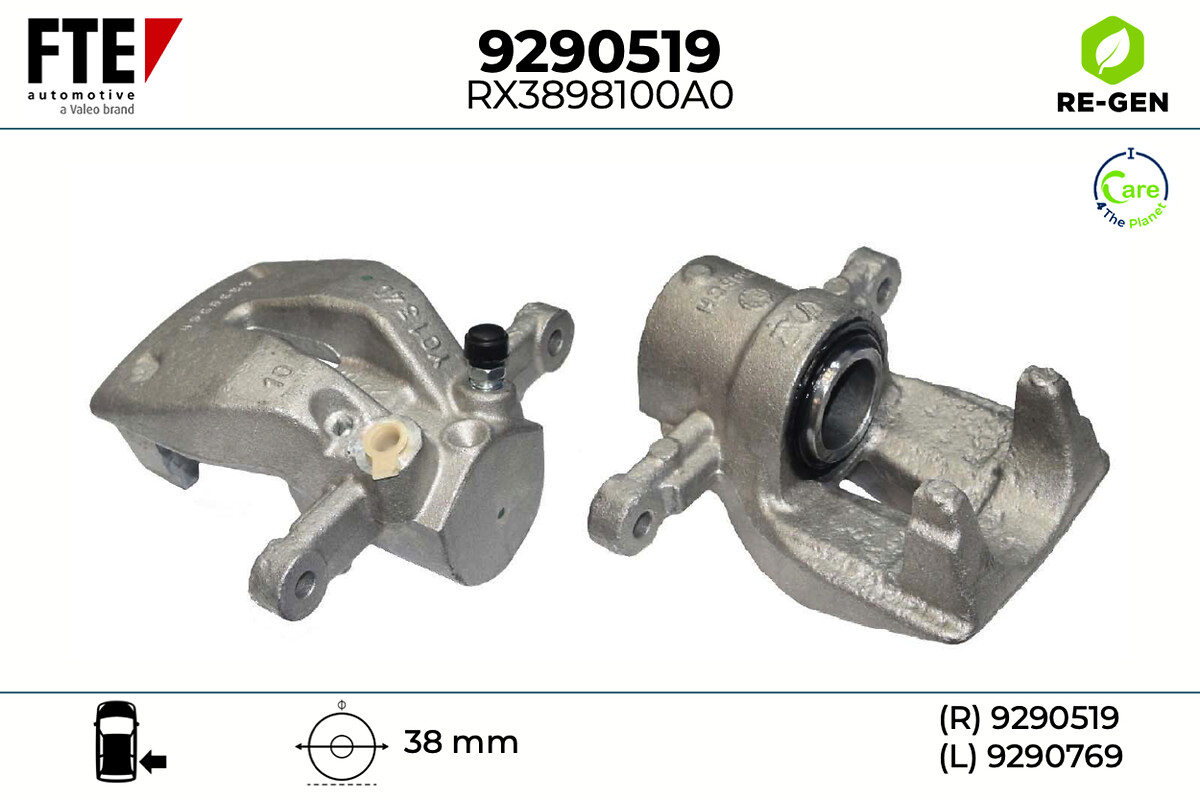 Étrier de frein FTE automotive GmbH ref. 9290519