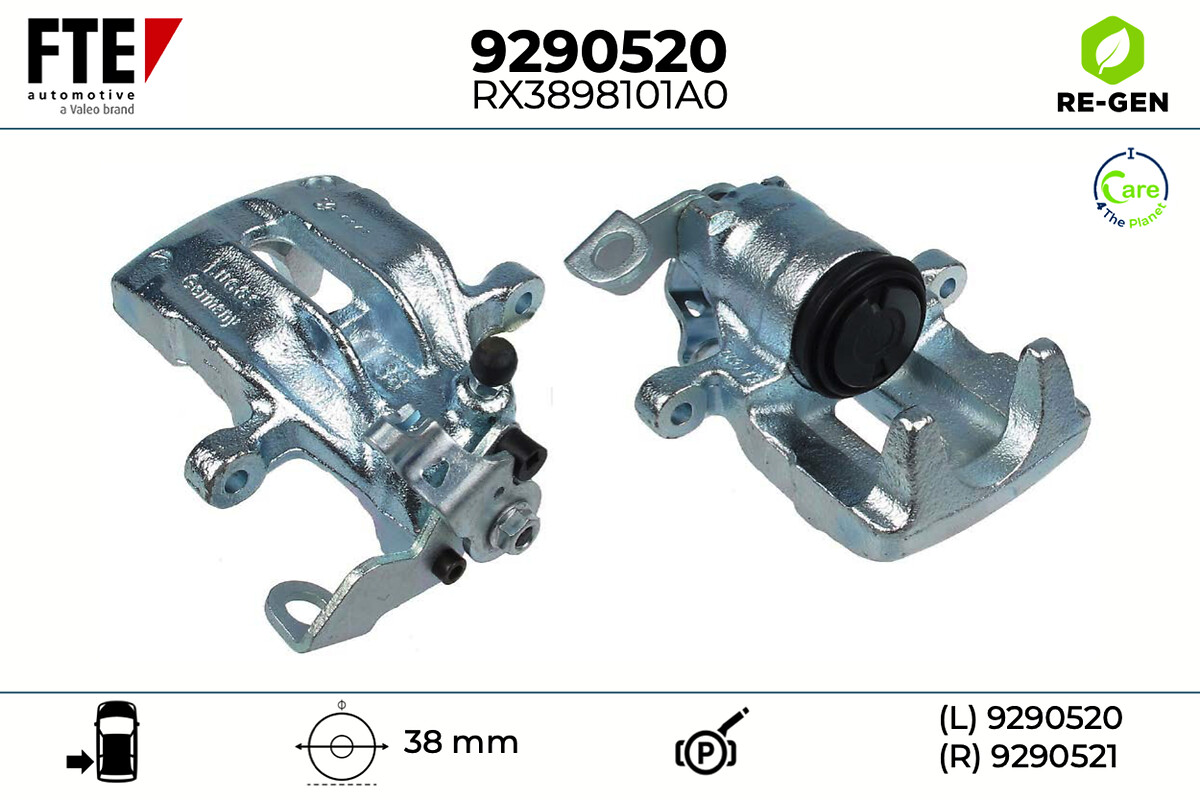 Étrier de frein FTE automotive GmbH ref. 9290520