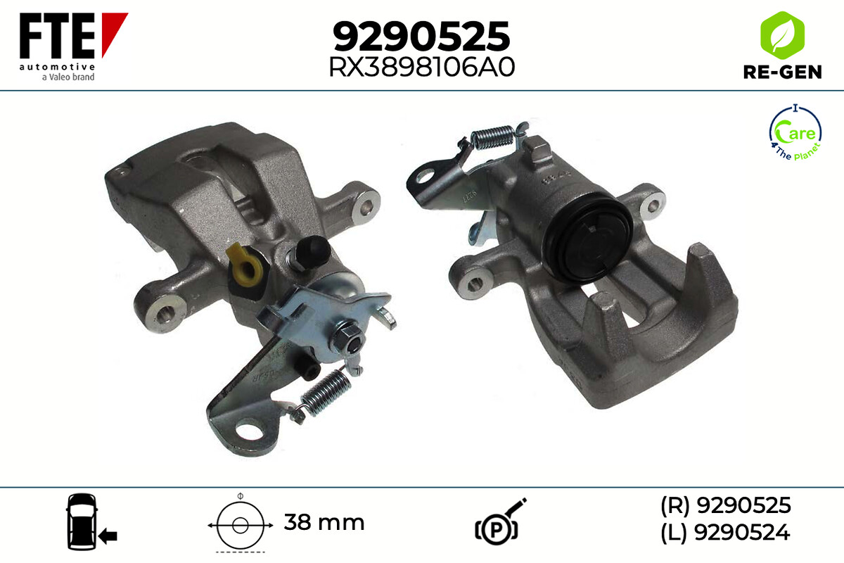 Étrier de frein FTE automotive GmbH ref. 9290525