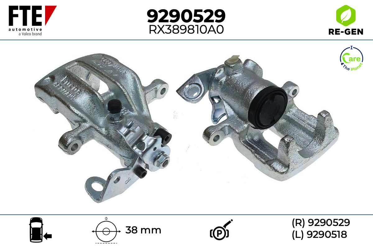 Étrier de frein FTE automotive GmbH ref. 9290529