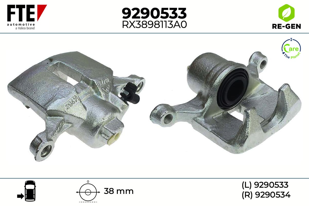 Étrier de frein FTE automotive GmbH ref. 9290533