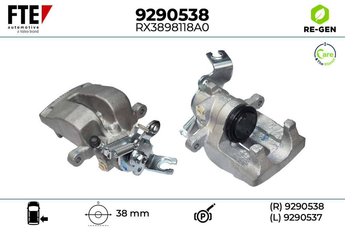 Étrier de frein FTE automotive GmbH ref. 9290538