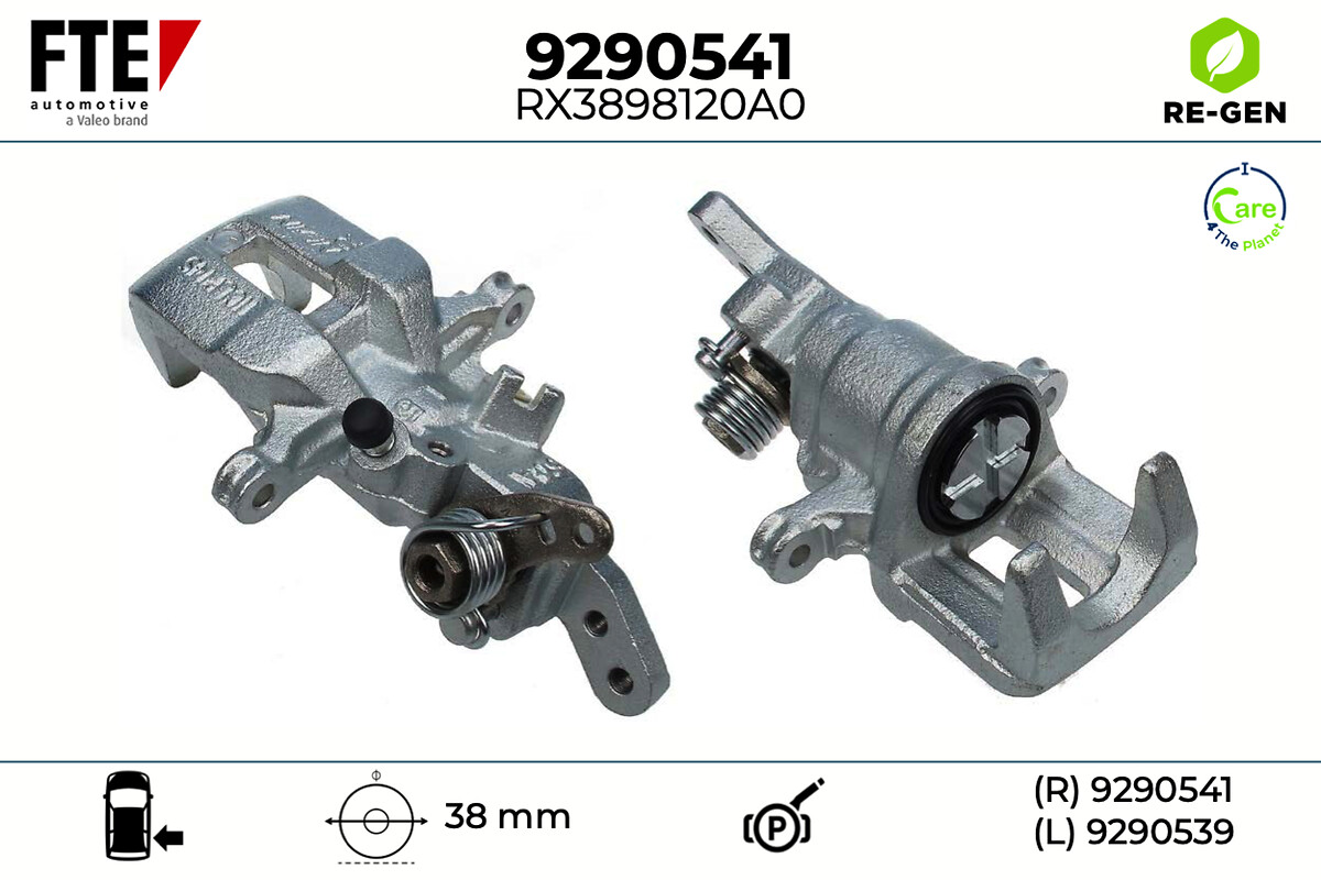 Étrier de frein FTE automotive GmbH ref. 9290541