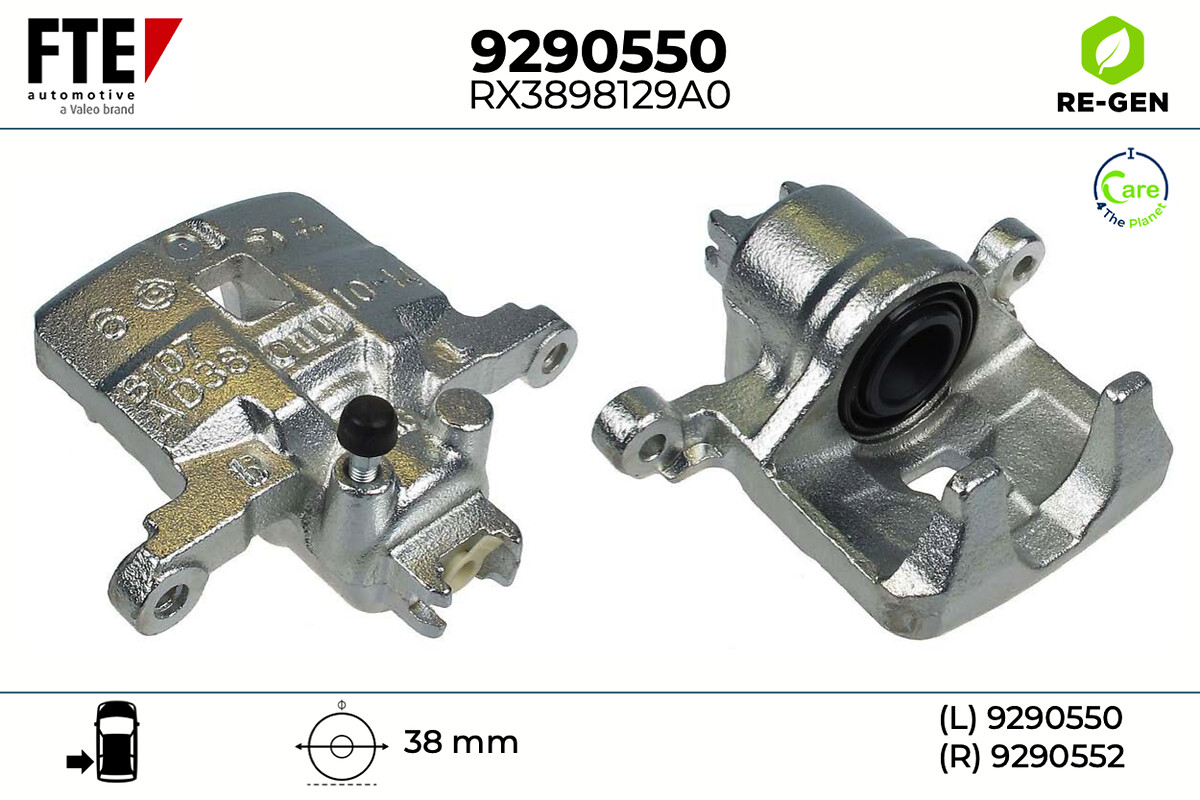 Étrier de frein FTE automotive GmbH ref. 9290550