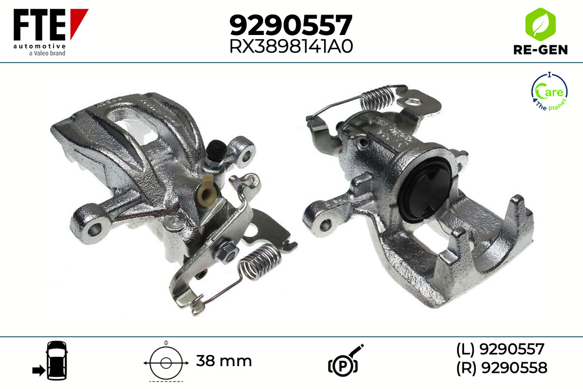 Étrier de frein FTE automotive GmbH ref. 9290557