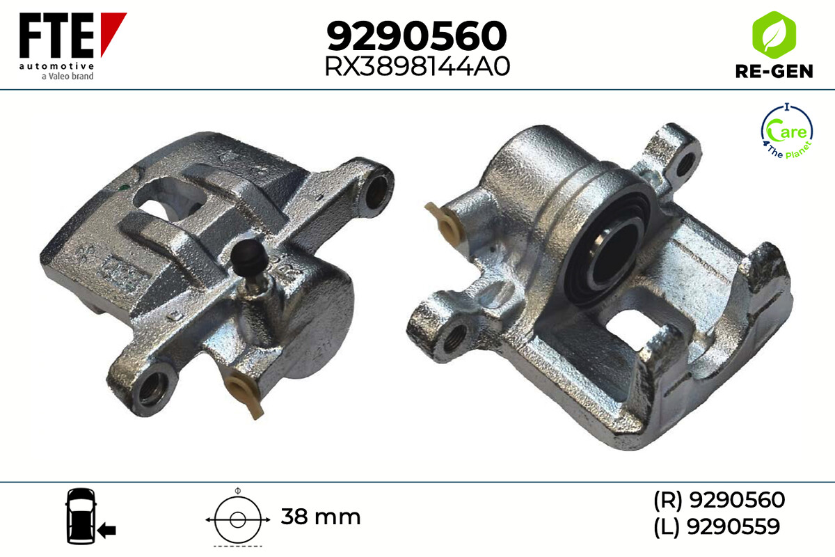 Étrier de frein FTE automotive GmbH ref. 9290560