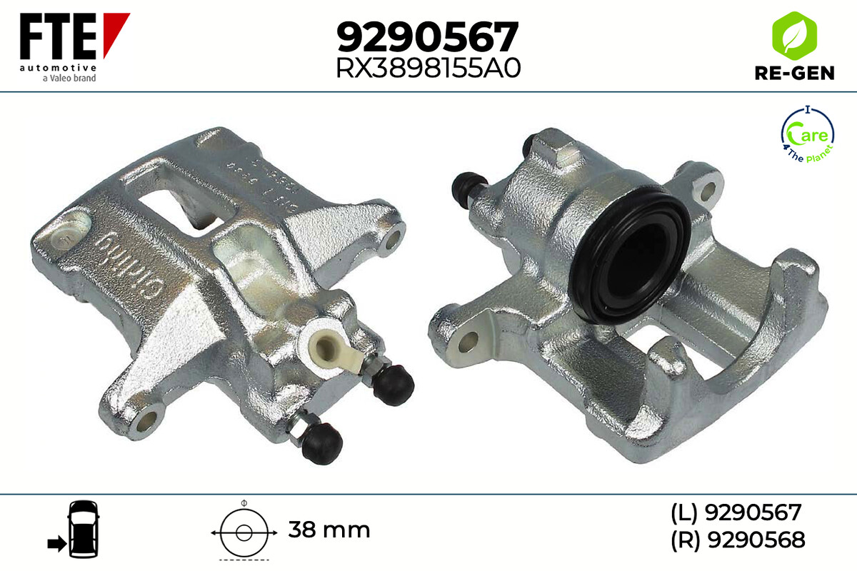 Étrier de frein FTE automotive GmbH ref. 9290567