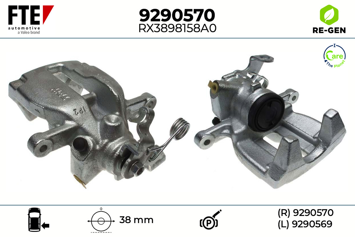 Étrier de frein FTE automotive GmbH ref. 9290570