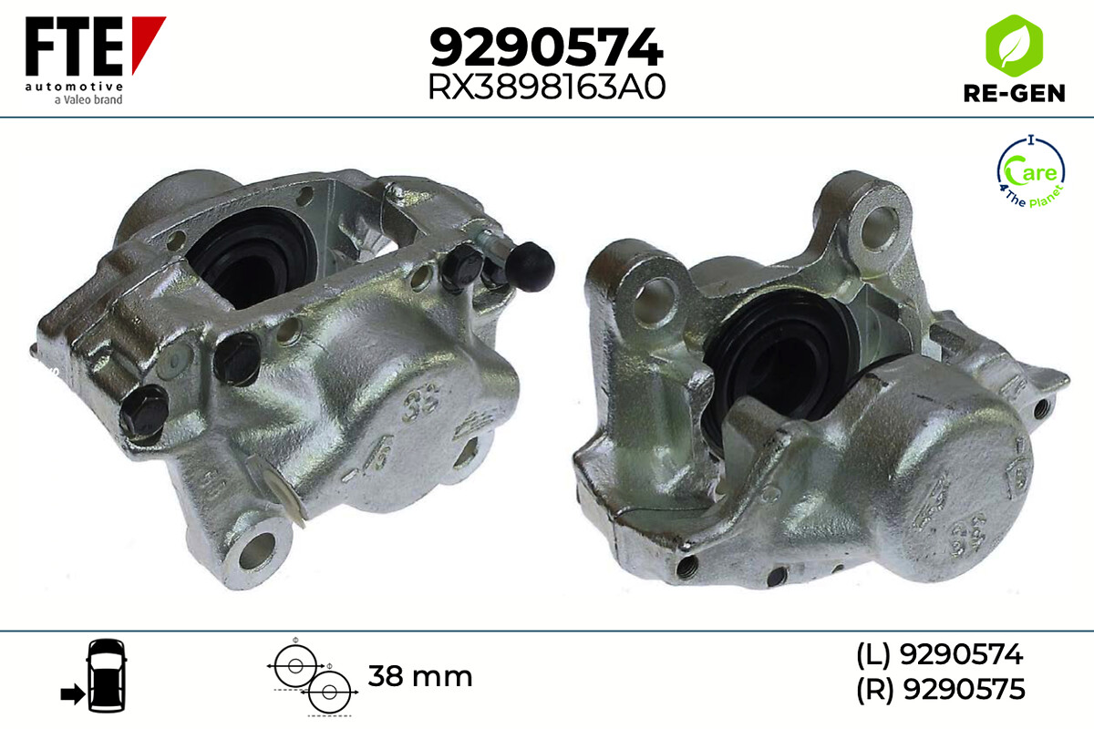 Étrier de frein FTE automotive GmbH ref. 9290574