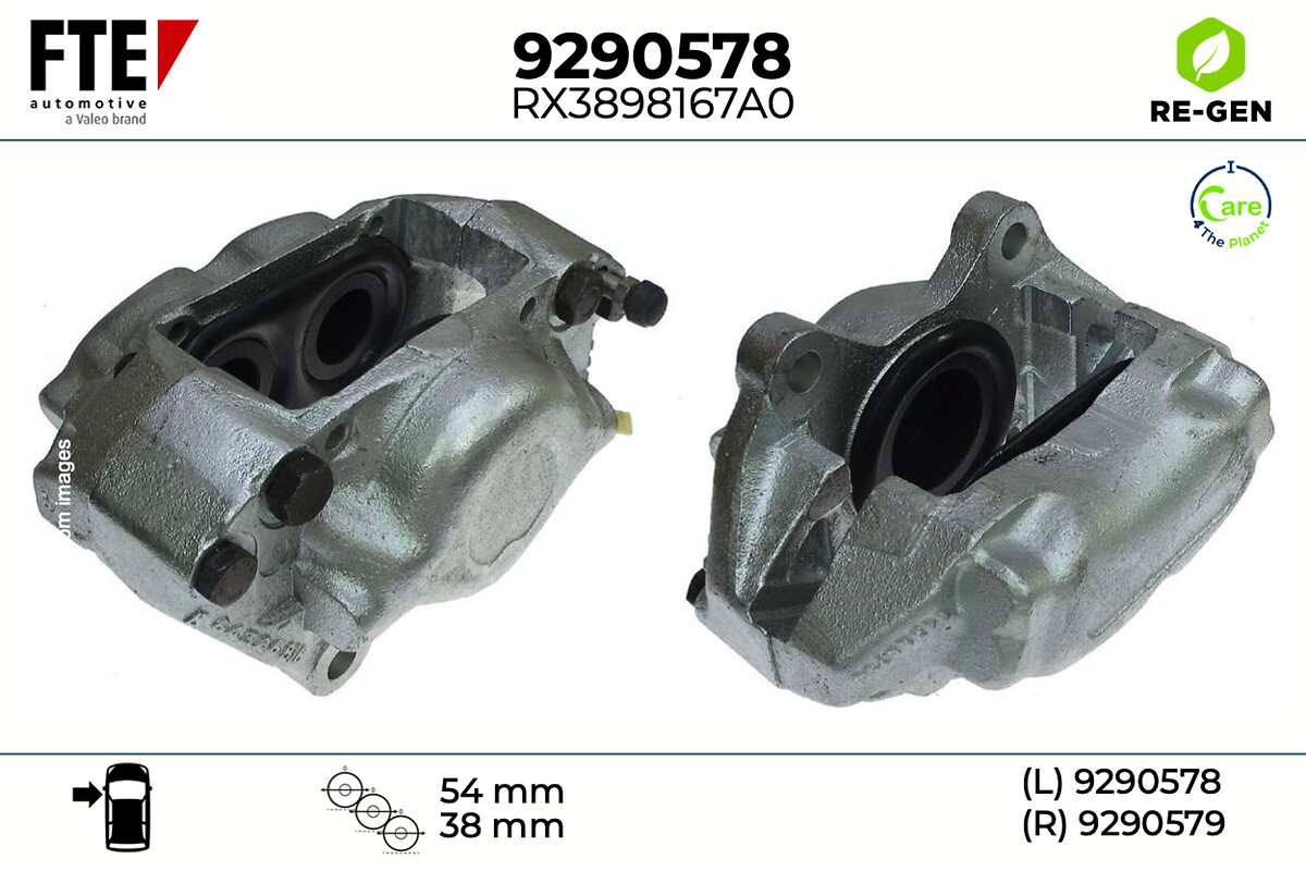 Étrier de frein FTE automotive GmbH ref. 9290578