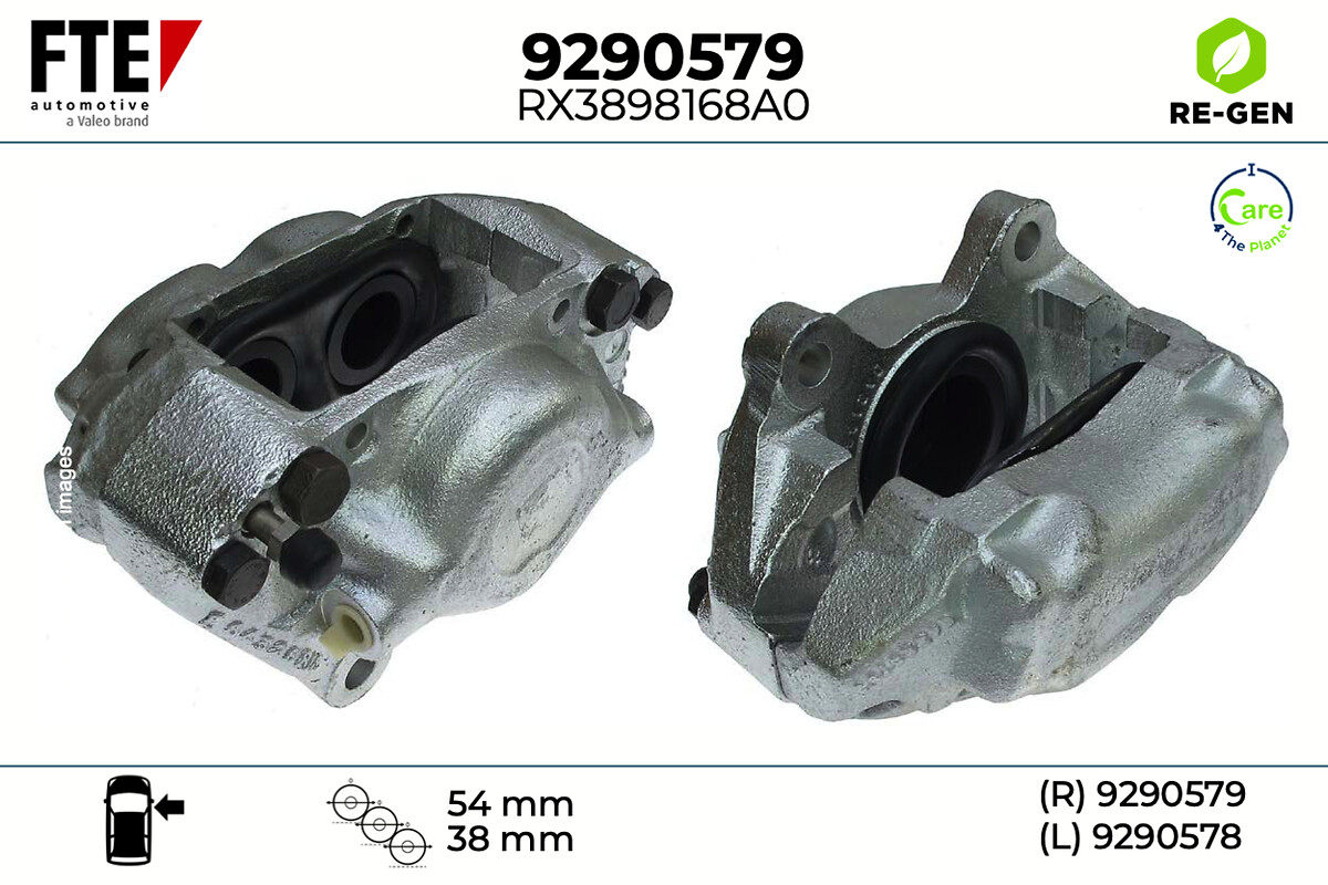 Étrier de frein FTE automotive GmbH ref. 9290579