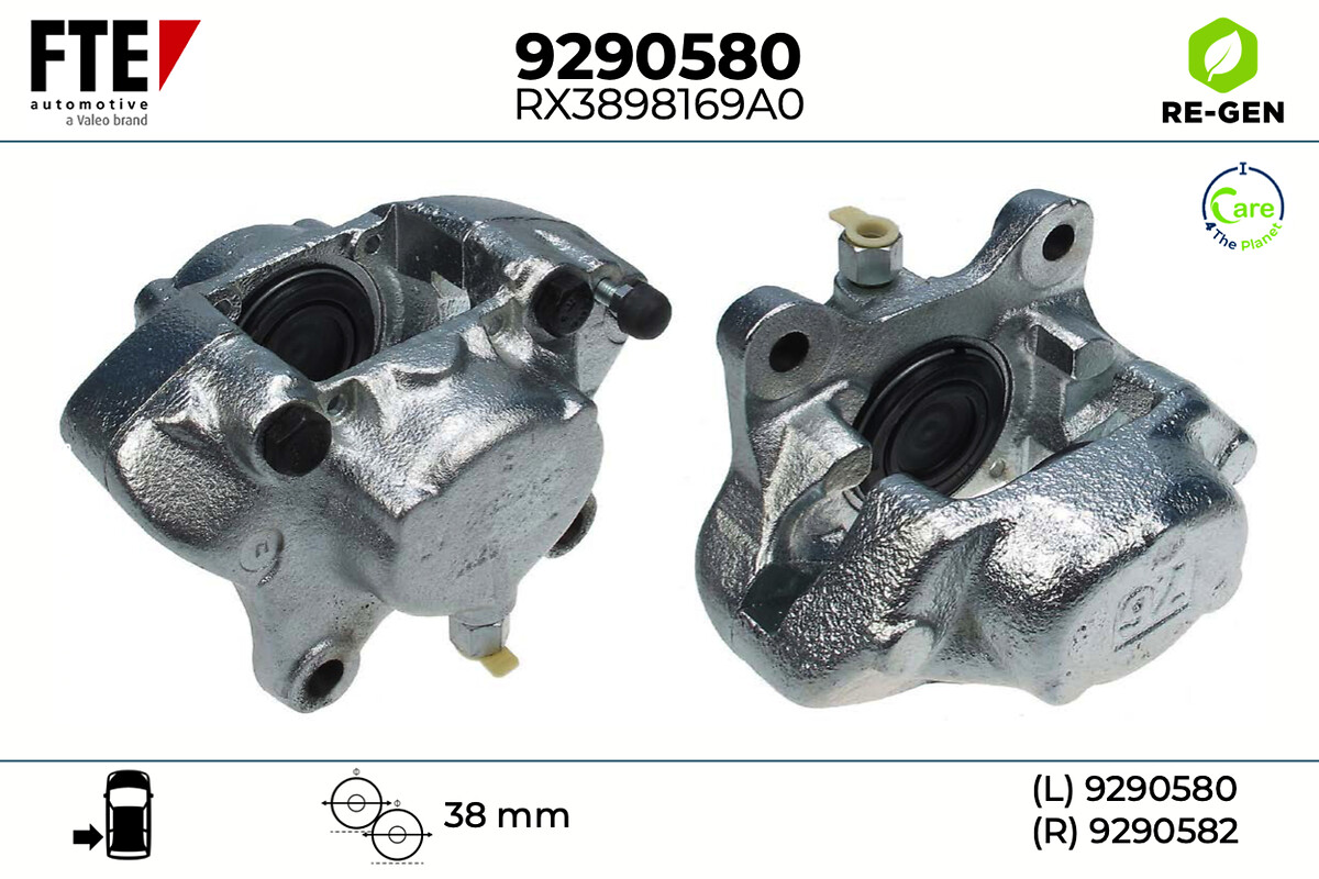 Étrier de frein FTE automotive GmbH ref. 9290580