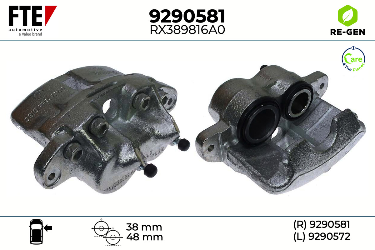 Étrier de frein FTE automotive GmbH ref. 9290581