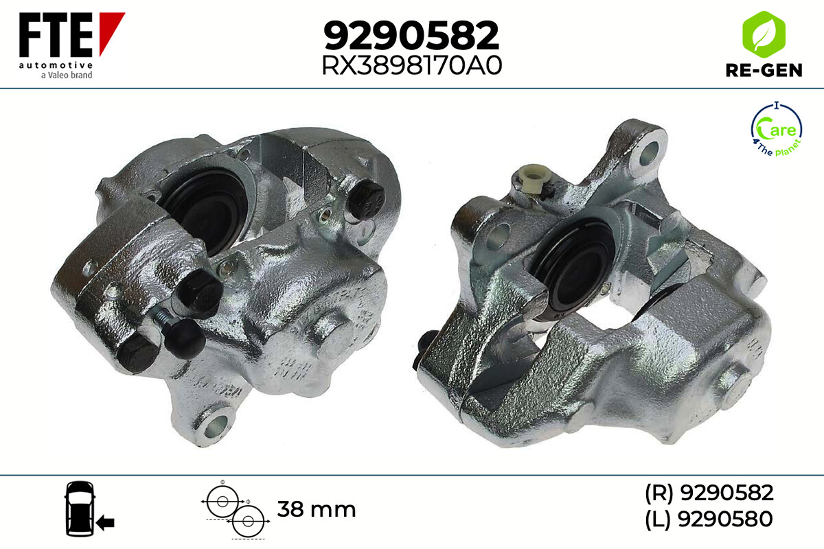 Étrier de frein FTE automotive GmbH ref. 9290582