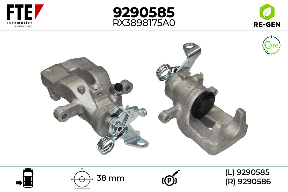 Étrier de frein FTE automotive GmbH ref. 9290585