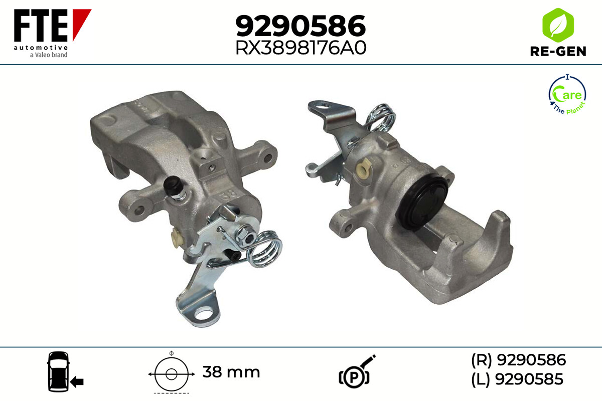 Étrier de frein FTE automotive GmbH ref. 9290586