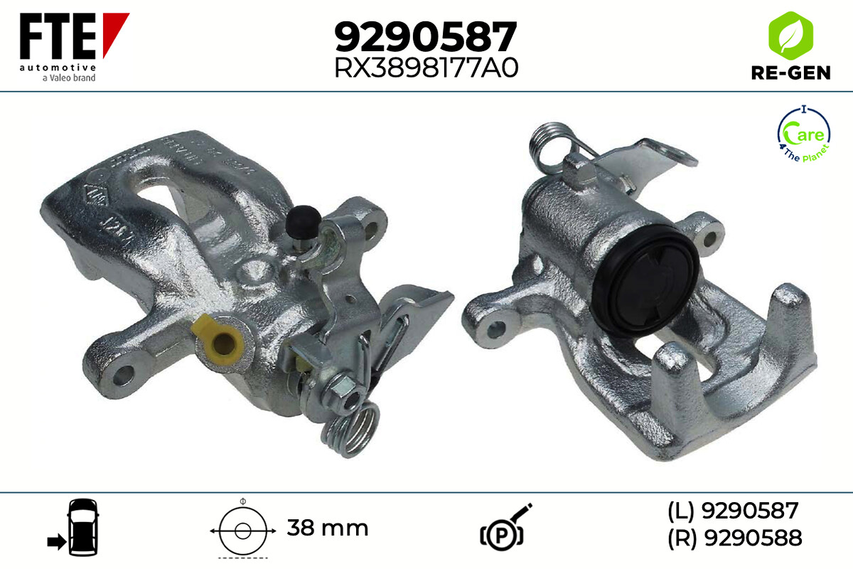 Étrier de frein FTE automotive GmbH ref. 9290587
