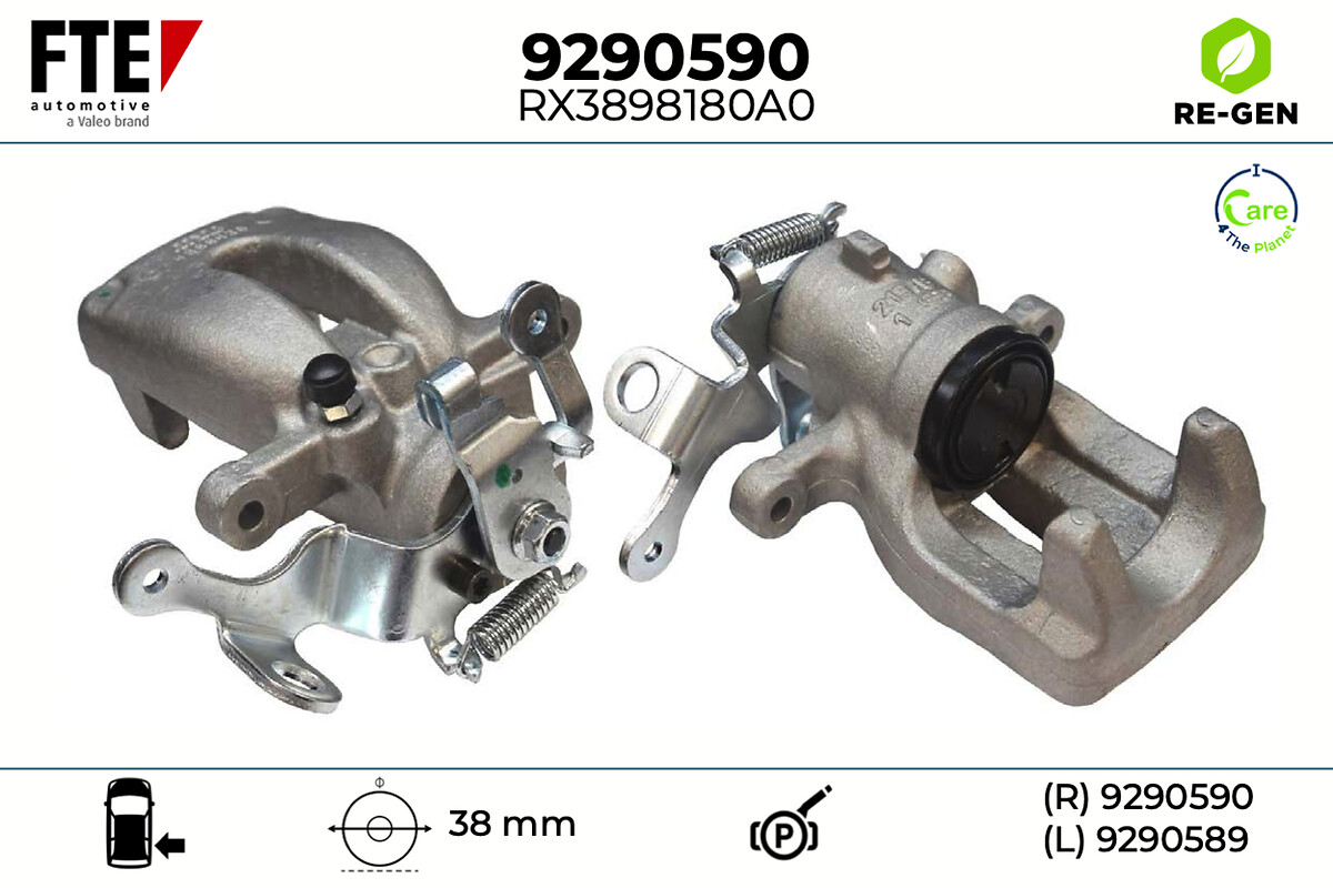 Étrier de frein FTE automotive GmbH ref. 9290590