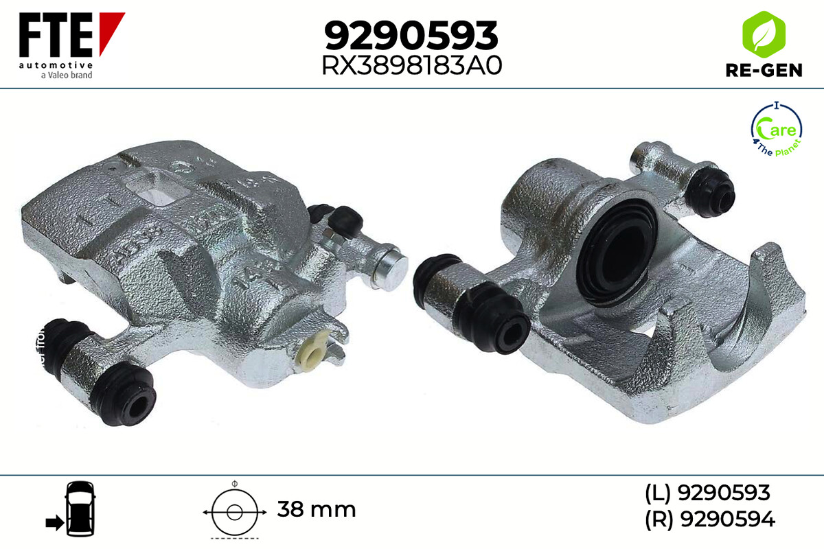 Étrier de frein FTE automotive GmbH ref. 9290593