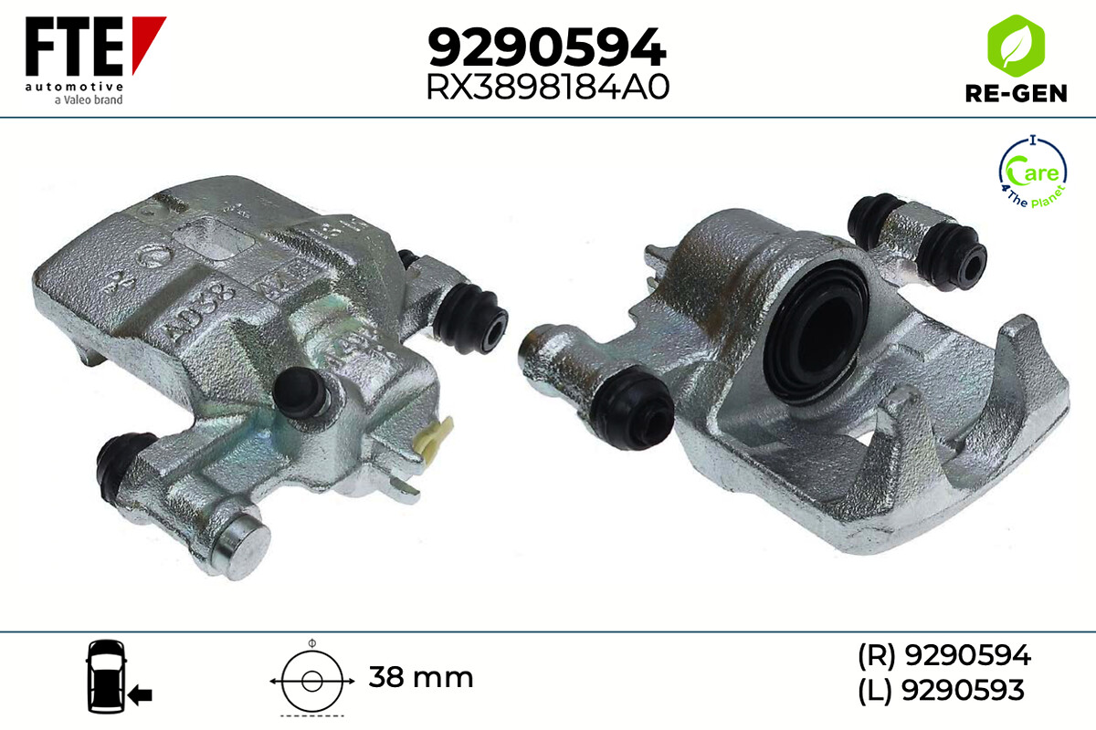 Étrier de frein FTE automotive GmbH ref. 9290594