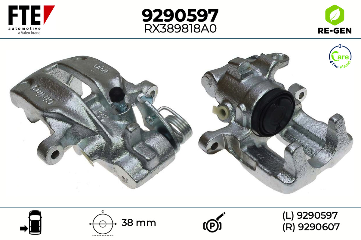 Étrier de frein FTE automotive GmbH ref. 9290597