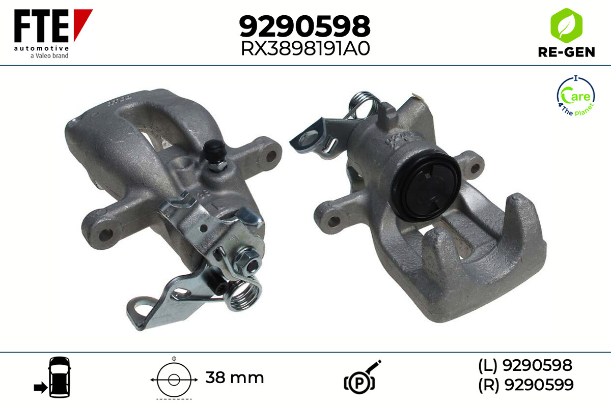 Étrier de frein FTE automotive GmbH ref. 9290598
