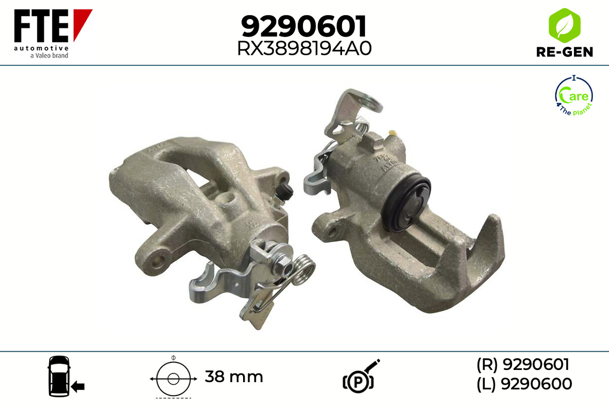 Étrier de frein FTE automotive GmbH ref. 9290601