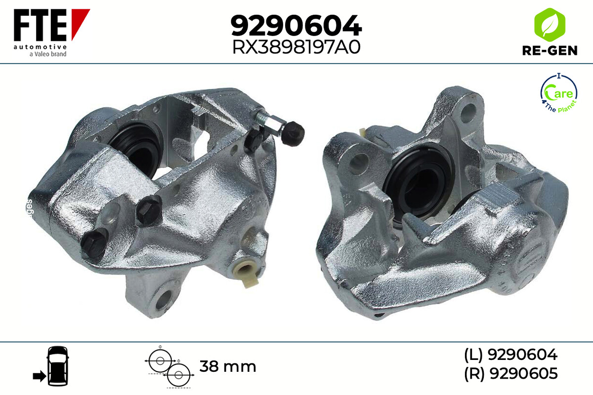 Étrier de frein FTE automotive GmbH 9290604