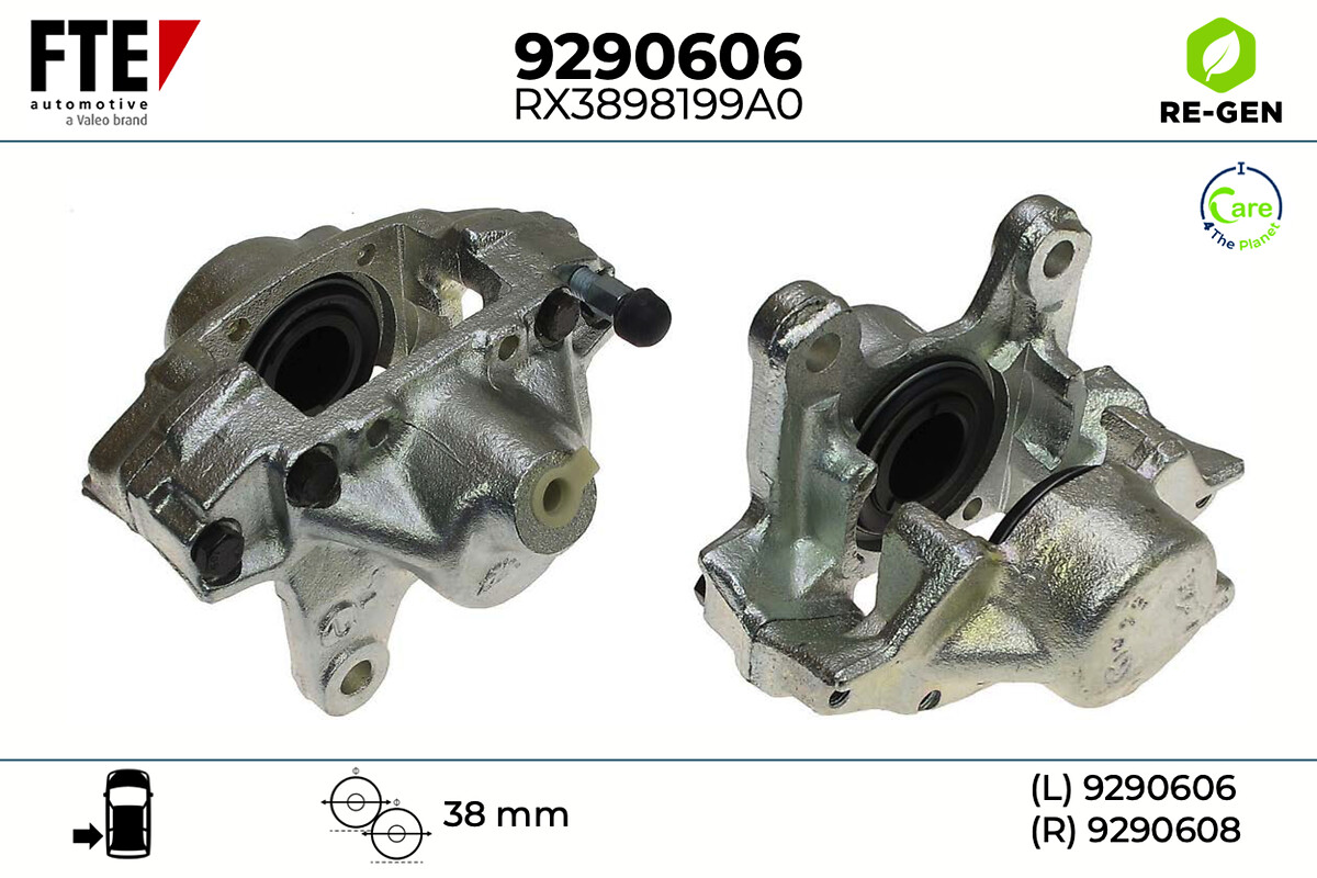 Étrier de frein FTE automotive GmbH ref. 9290606