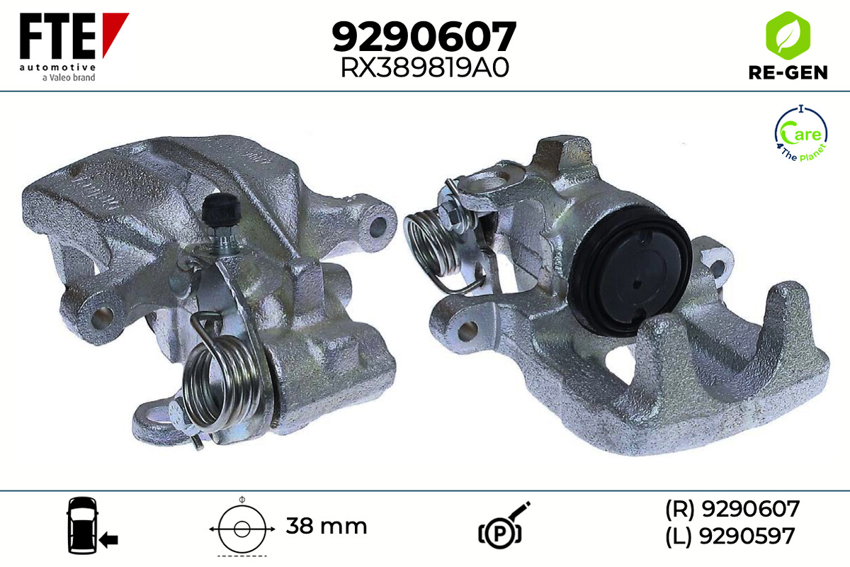 Étrier de frein FTE automotive GmbH ref. 9290607