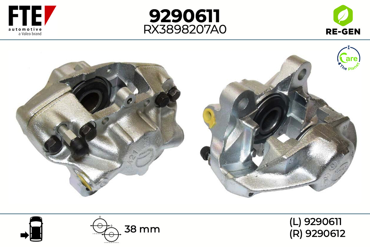 Étrier de frein FTE automotive GmbH 9290611