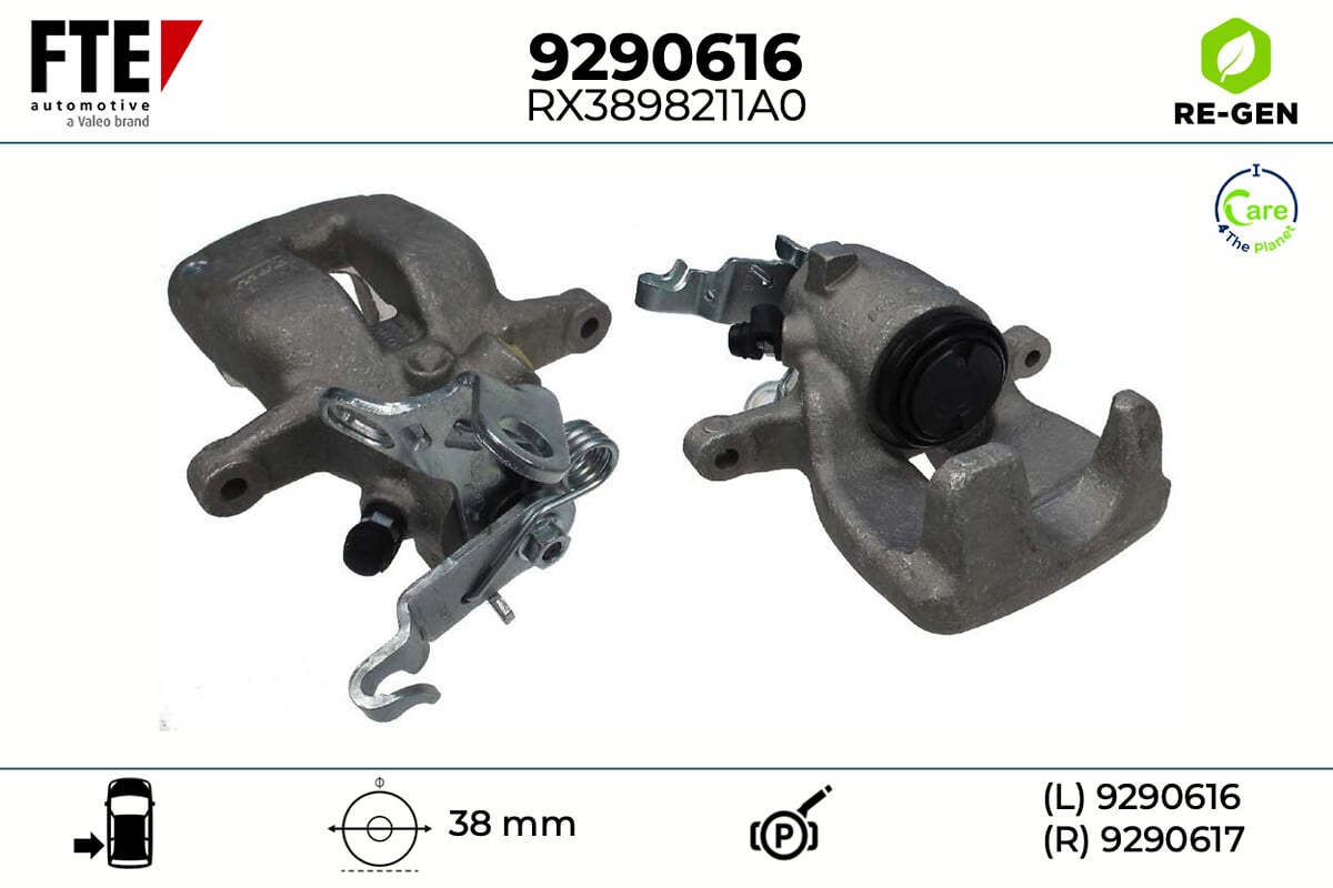Étrier de frein FTE automotive GmbH ref. 9290616