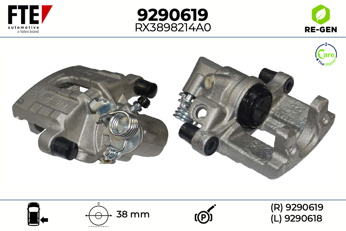 Étrier de frein FTE automotive GmbH ref. 9290619