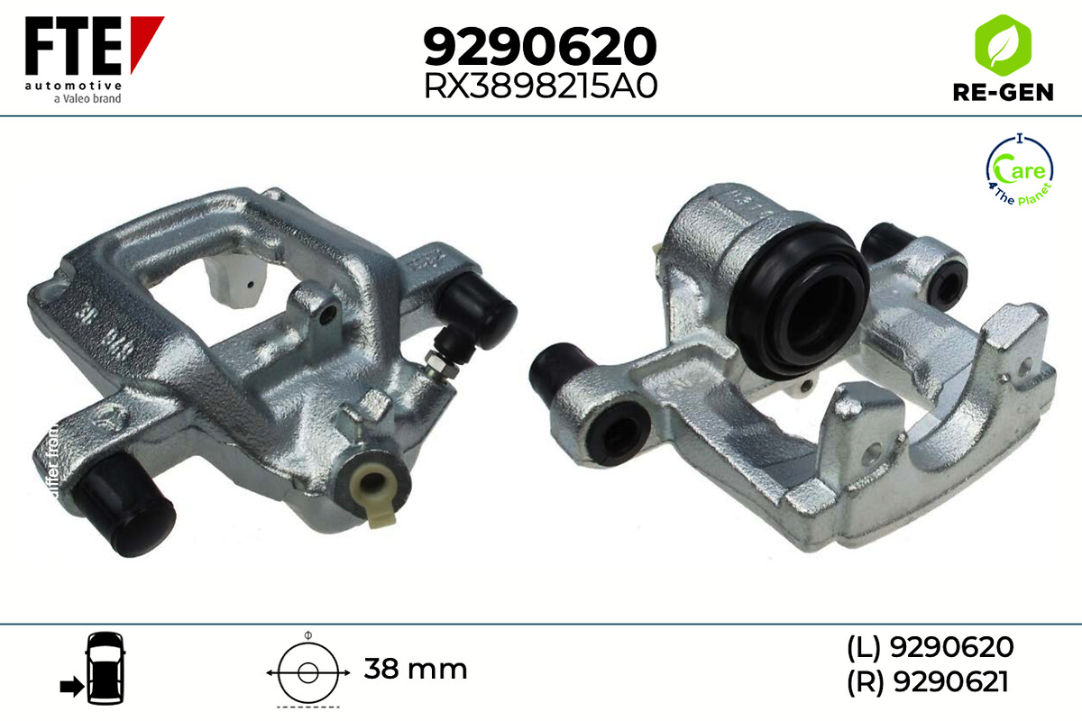 Étrier de frein FTE automotive GmbH ref. 9290620