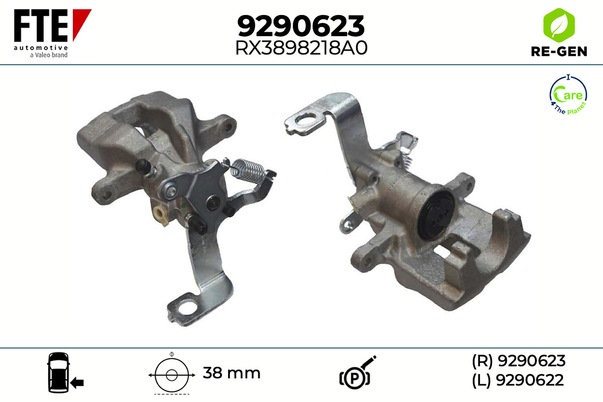 Étrier de frein FTE automotive GmbH ref. 9290623