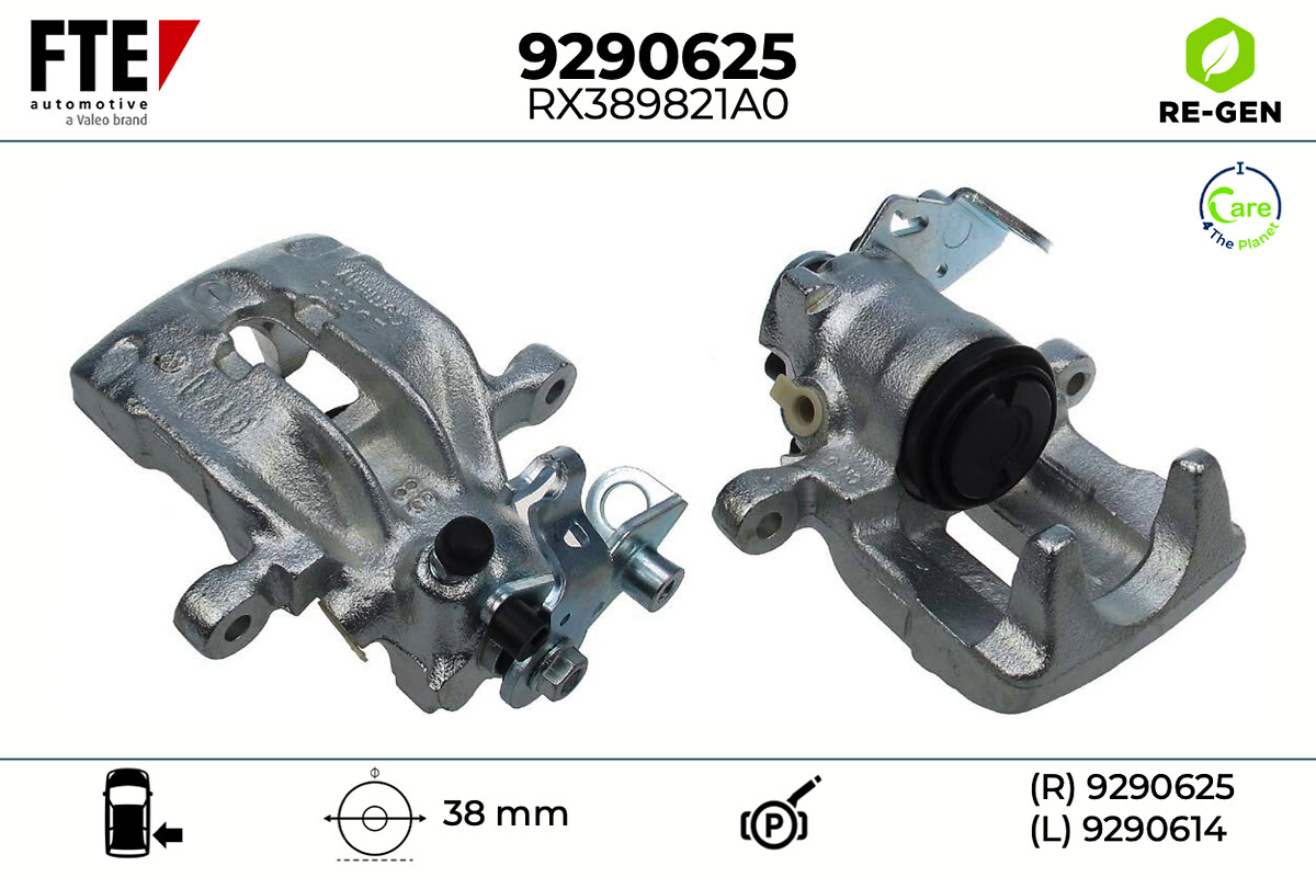 Étrier de frein FTE automotive GmbH ref. 9290625