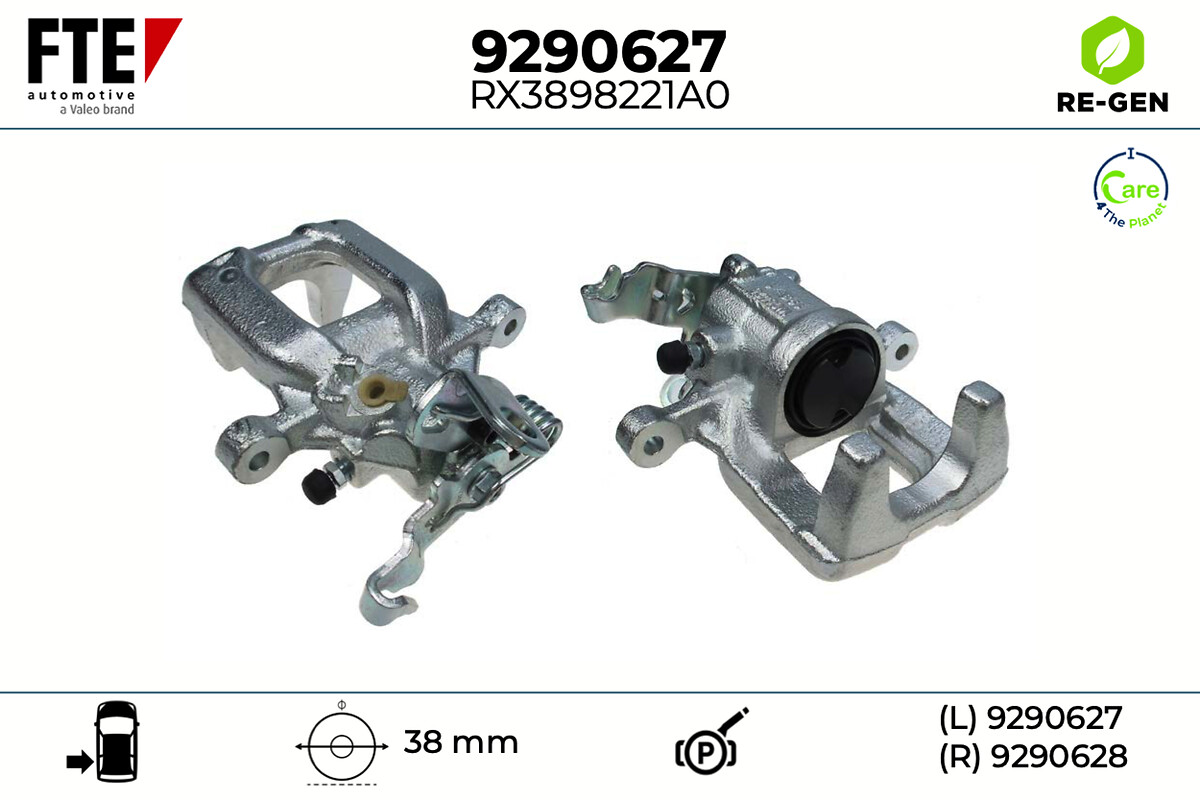 Étrier de frein FTE automotive GmbH ref. 9290627