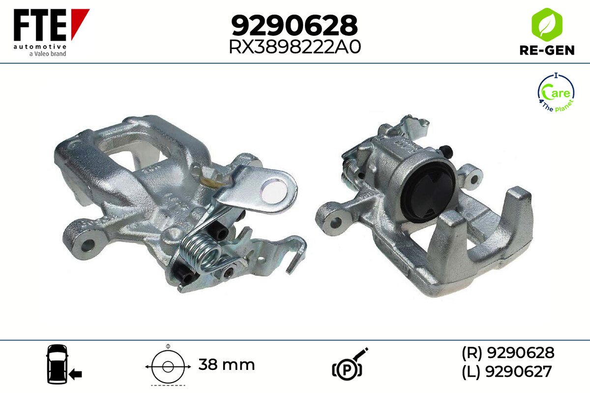 Étrier de frein FTE automotive GmbH ref. 9290628