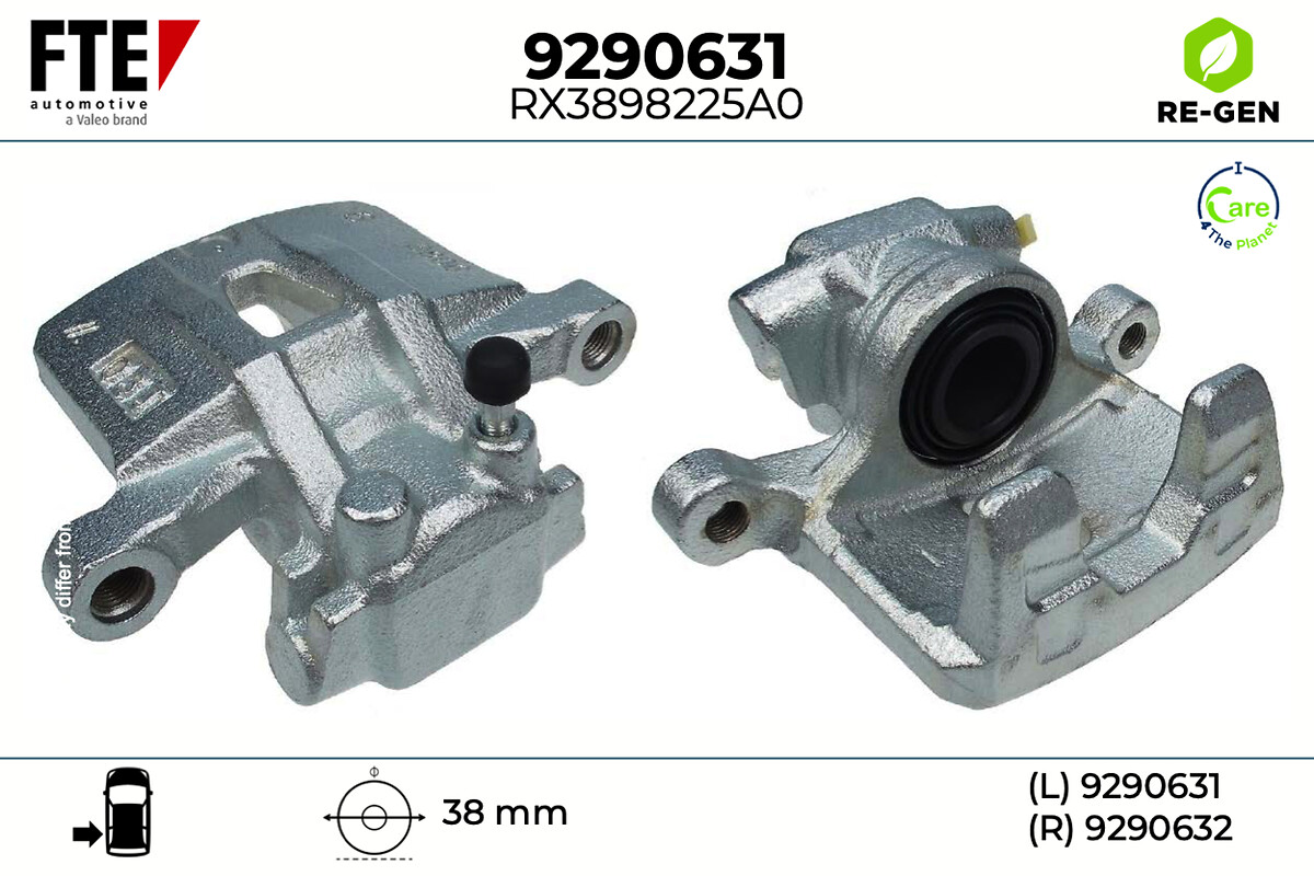 Étrier de frein FTE automotive GmbH ref. 9290631