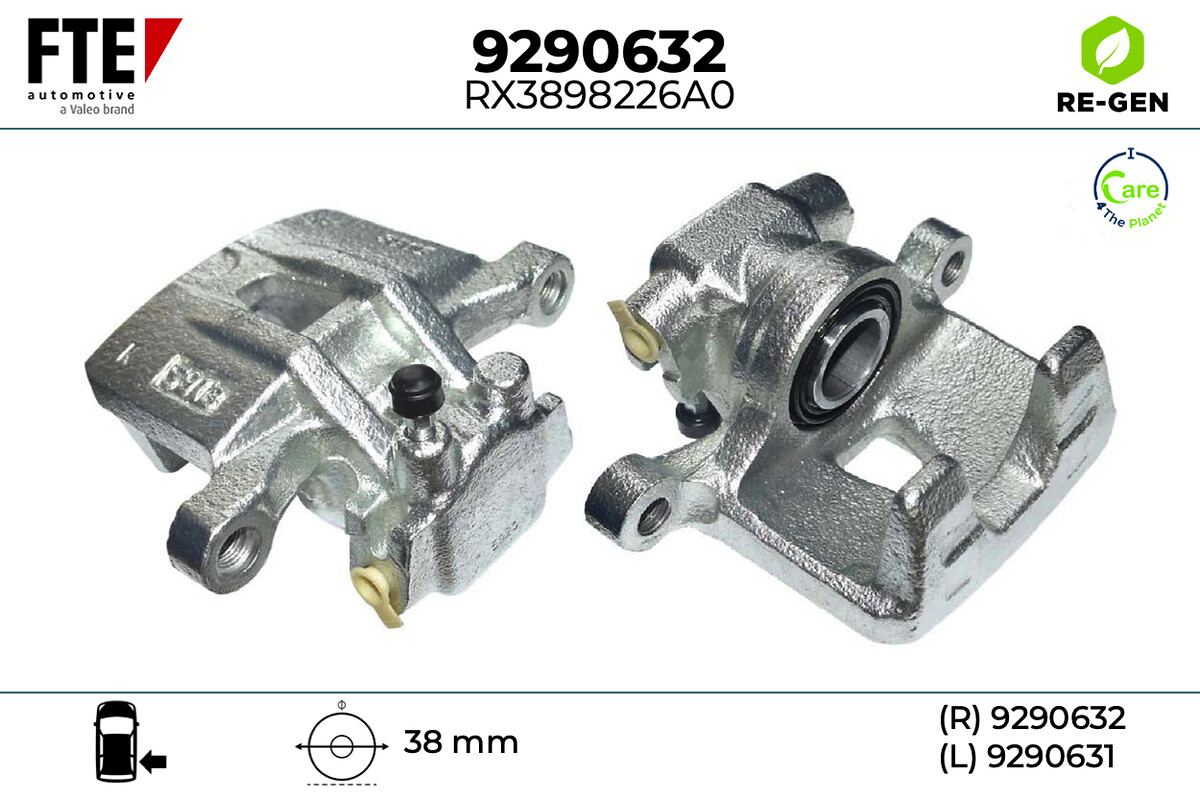 Étrier de frein FTE automotive GmbH ref. 9290632