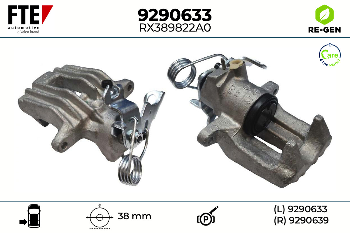 Étrier de frein FTE automotive GmbH ref. 9290633