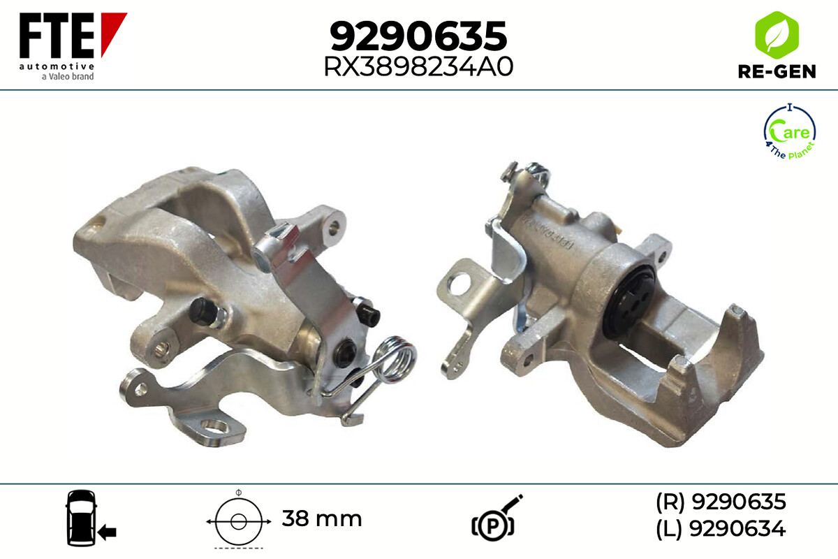 Étrier de frein FTE automotive GmbH ref. 9290635