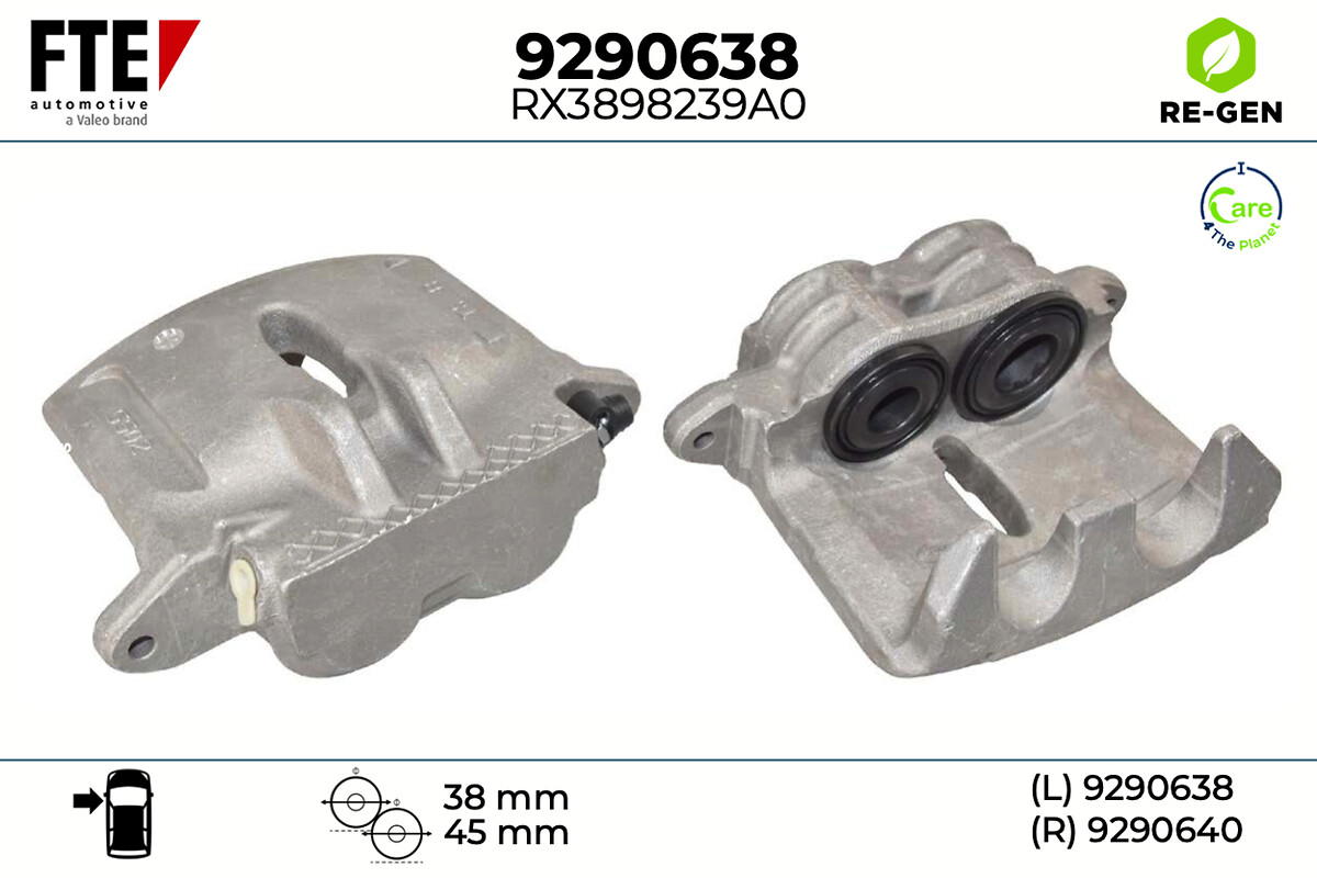 Étrier de frein FTE automotive GmbH ref. 9290638