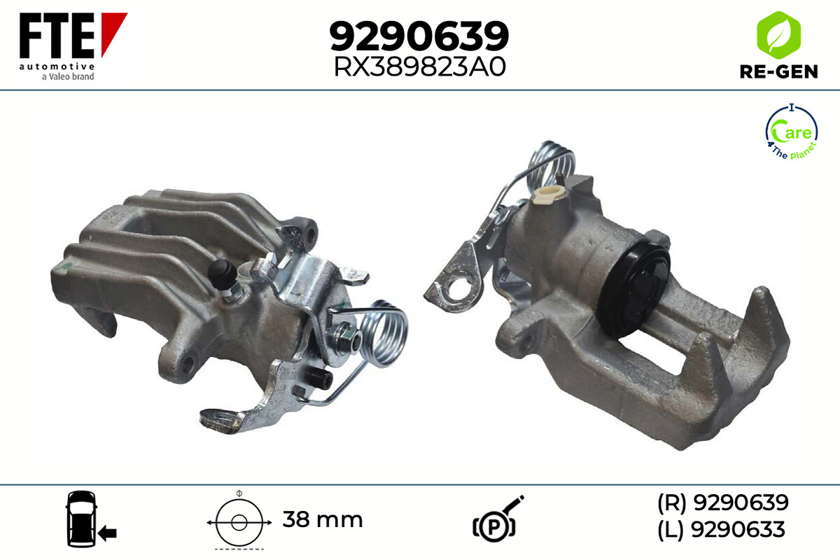 Étrier de frein FTE automotive GmbH ref. 9290639