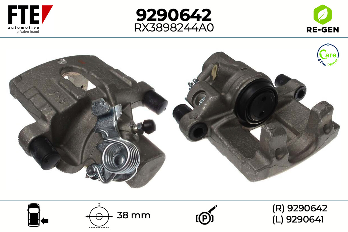 Étrier de frein FTE automotive GmbH ref. 9290642